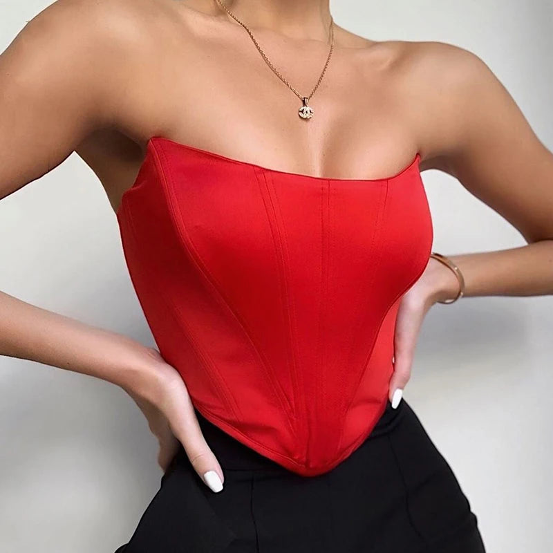 Sleeveless Off Shoulder Fashion Sexy