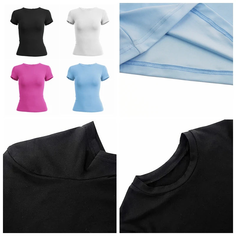 Woman Clothing Short Sleeve T-shirt