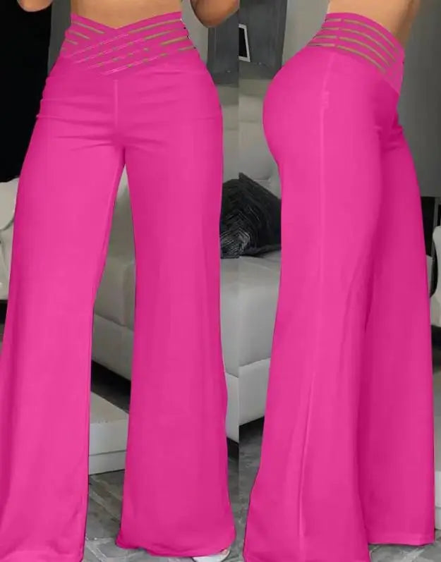 Summer Women Flared Pants