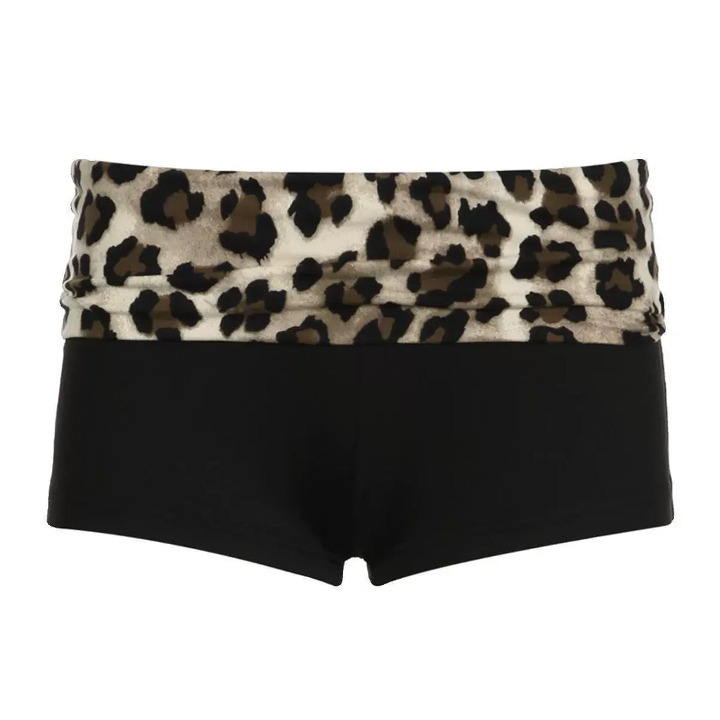 Contrast Patchwork Leopard