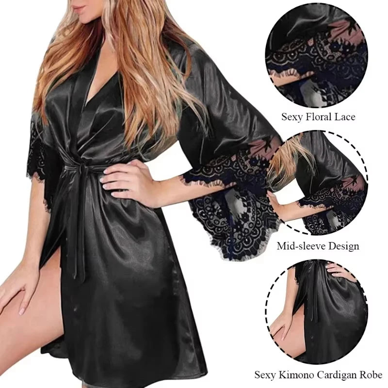 Women Night Gown Robe