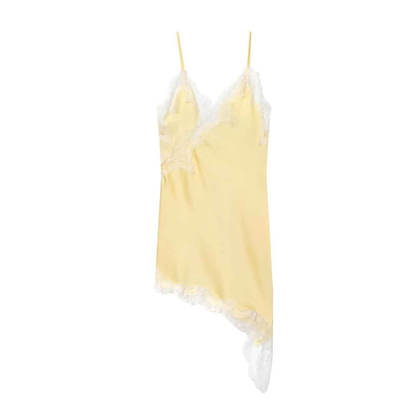MUJER Lace Slip Mini Dress