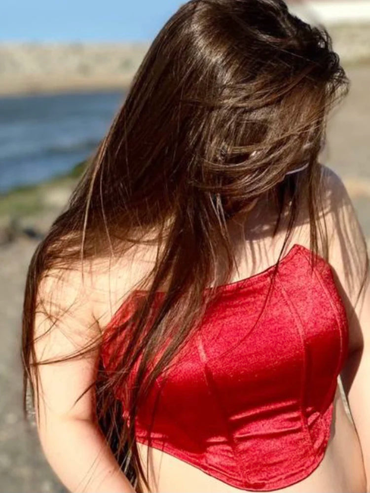 Sleeveless Off Shoulder Fashion Sexy