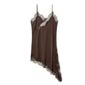 MUJER Lace Slip Mini Dress