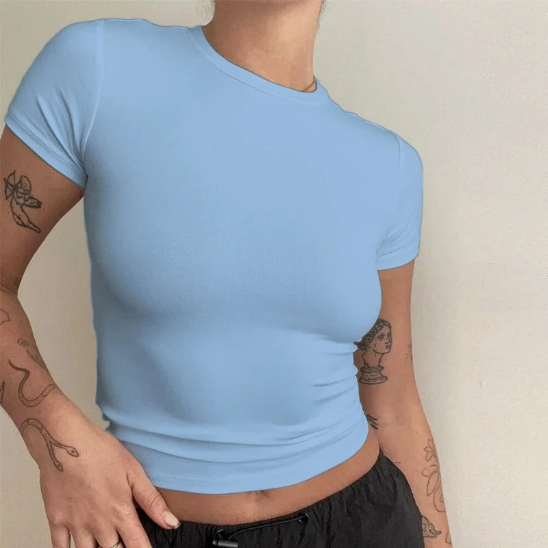Woman Clothing Short Sleeve T-shirt