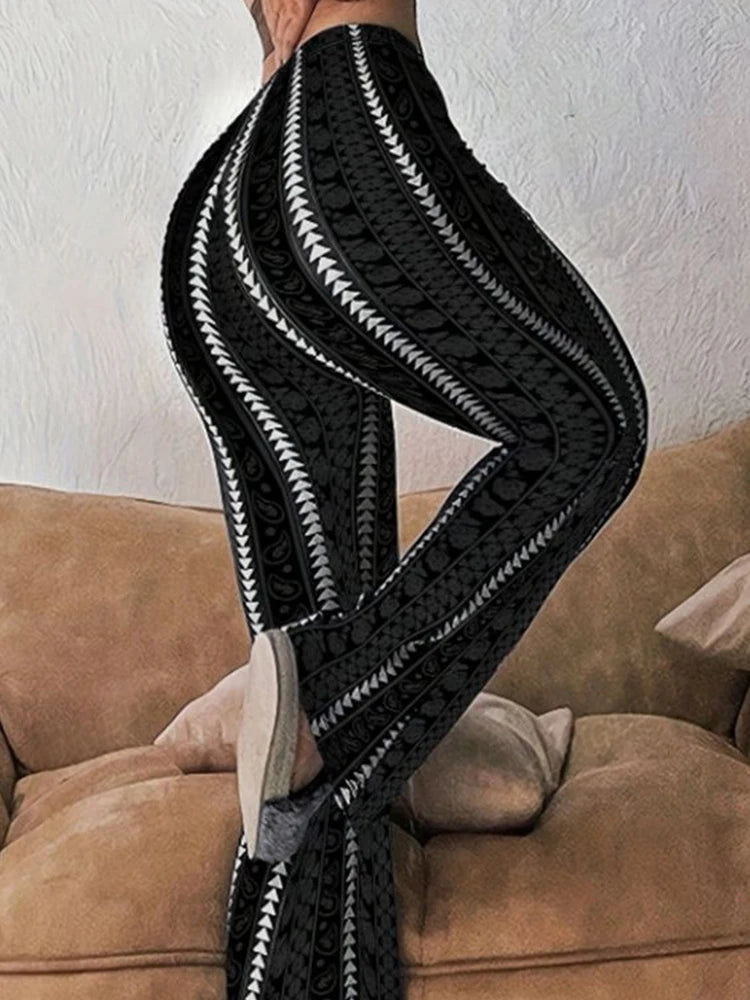 Women Pants Retro Summer Fashion Long Trousers