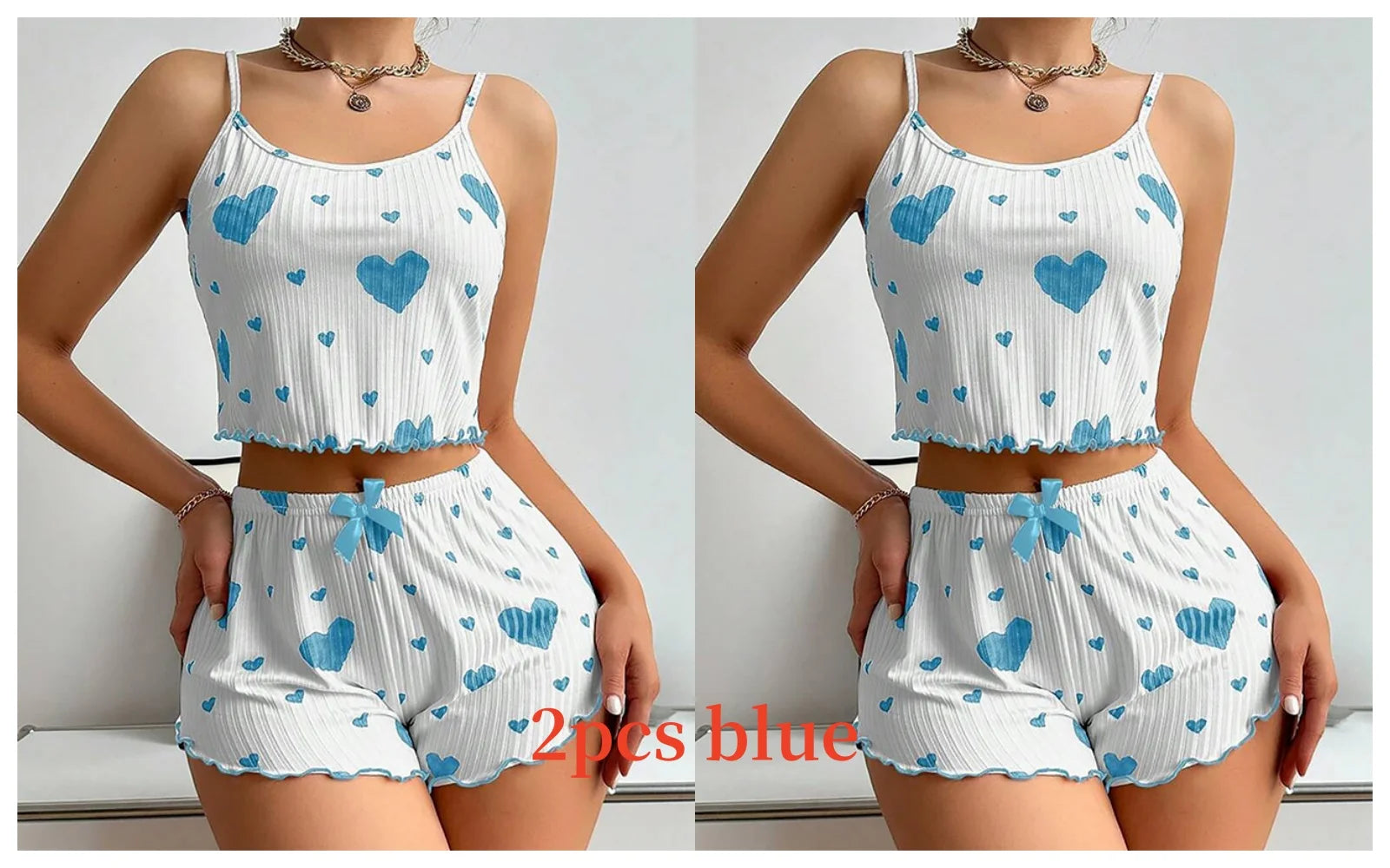 cozy heart summer nightwear