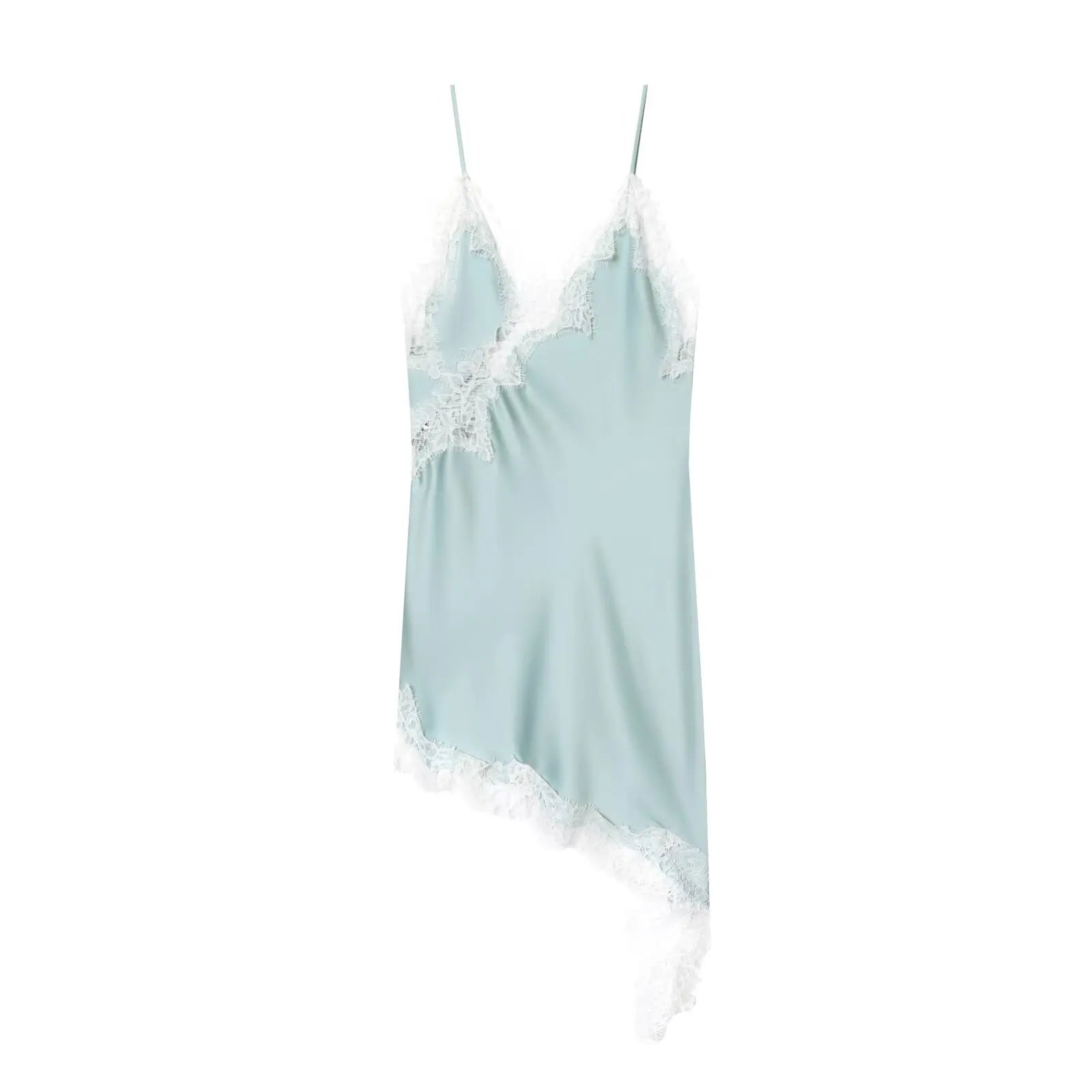 MUJER Lace Slip Mini Dress