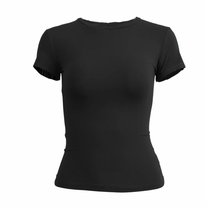 Woman Clothing Short Sleeve T-shirt